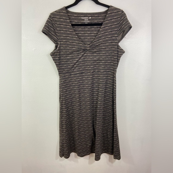 Toad & Co Sz M Dress Tan Cap Sleeve Rosemarie Jersey Knit Outdoor
Casual Gorp - Picture 1 of 8